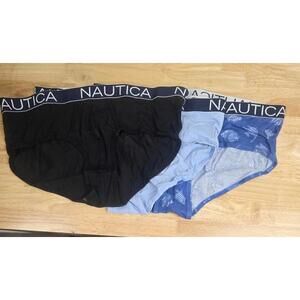 Nautica Men's 3 Pack Cotton Stretch Briefs, X-Large